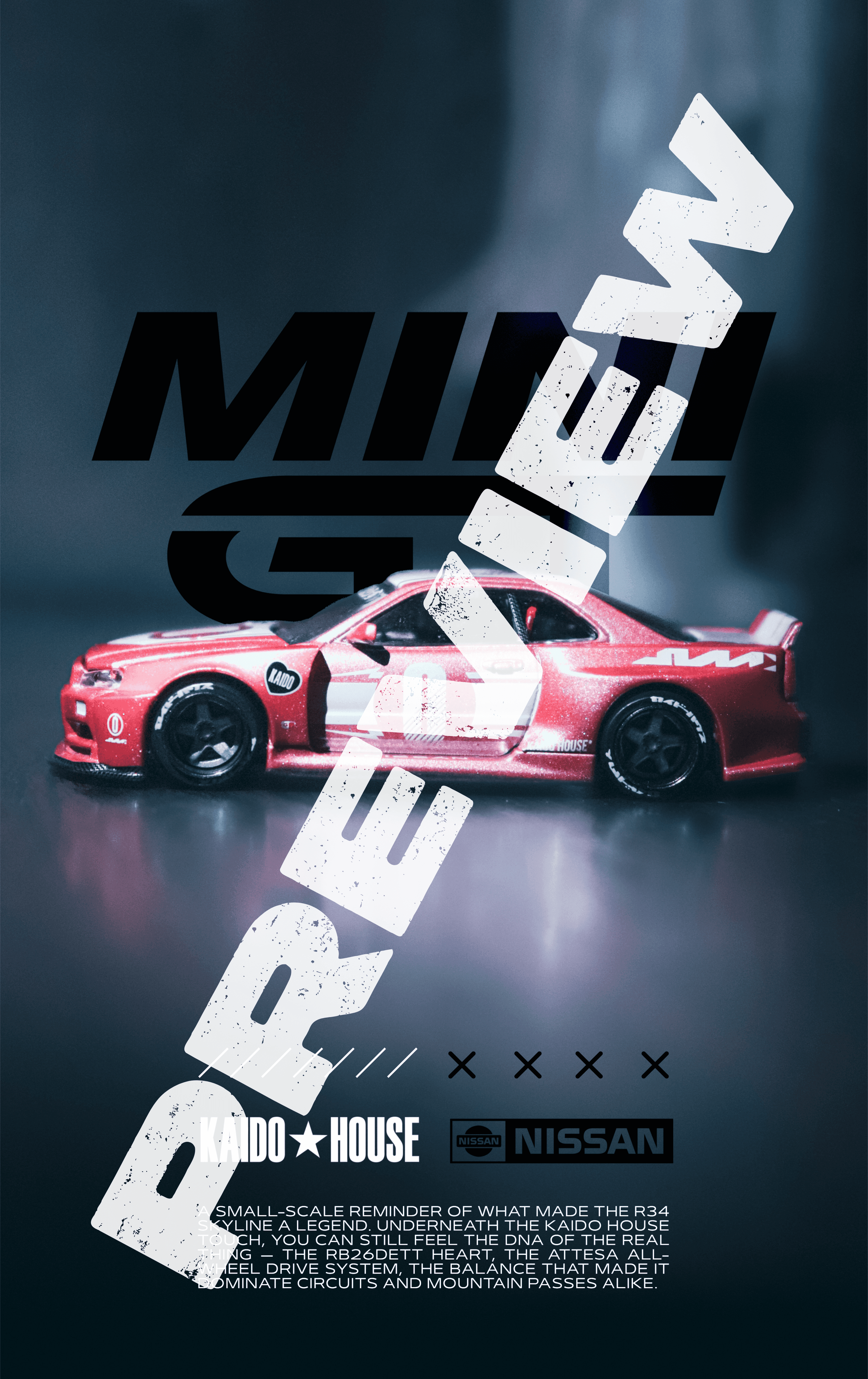 GT-Diecast Skyline Poster